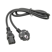 Cable de Alimentación con Conector Estándar Europeo a IEC C13 para Electrodomésticos y Computadoras