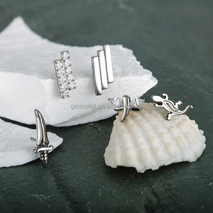 Giometa Implant Titanium Marquise Feuille Threadess End Labret Tragus Daith <span class=keywords><strong>Helix</strong></span> <span class=keywords><strong>Piercing</strong></span> Boucles d'oreilles Bijoux de corps en gros - Product Image 6