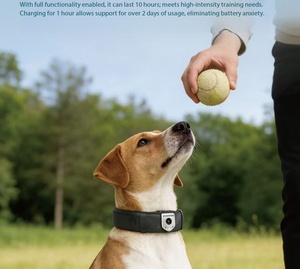 Collier de suivi GPS intelligent pour animaux de compagnie avec caméra 4K, rechargeable, anti-perte et dresseur pour chiens - Product Image 3