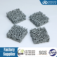 Filtre en mousse céramique SIC personnalisé avec 10-60 PPI, filtre réticulé à haute efficacité de filtration pour la fonderie d'aluminium