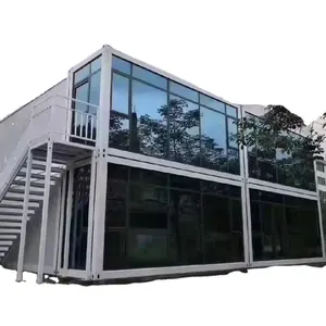 Customized Container House with Light Steel Structure Frame Steel Welding Metal Free Span Light Steel Professional Audio Aisi