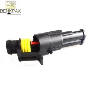 2 Pin yollu AMP süper mühür su geçirmez araba 2 P elektrik teli için su geçirmez konnektör konnektör fişi - Product Image 3