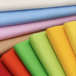120GSM Solid Color Dyed Cotton Fabric Garment Lining for Home Textile Cheap Soft Bedsheet 180gsm Weight