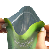 Sachet Doypack Personnalisé Mat Refermable avec Fermeture Éclair en Mylar pour Matcha, Boisson Énergisante et Apaisante en Poudre Végétalienne