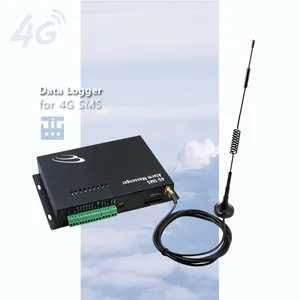 多点Modbus 4g传感器短信报警gsm报警系统脉冲计数器rs485数据记录器Modbus通过4g网络读取