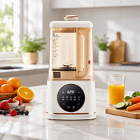 Blender OEM yang Dapat Disesuaikan, Kecepatan Tinggi, Kapasitas 1.5L, Wadah Kaca, Pemanas, Penghalus, Kontrol Layar Sentuh, Bebas Filter, Pembersihan Satu Sentuhan, Timer Prasetel