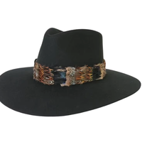 Ruban de garniture à coudre, frange, plume de coq naturelle lavée, bande de chapeau, homme femme, chapeau de cowboy, fedora, accessoire de costume, accessoire de cheveux