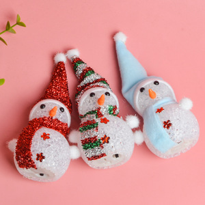 زينة عيد الميلاد, زينة عيد الميلاد Led رجل الثلج حبوب الأرز الكريسماس ضوء الليل شجرة عيد الميلاد قلادة - Product Image 3