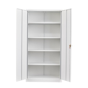 Meilleure vente armoires de classement en métal armoire en acier avec 4 étagères réglables armoires de magasin de bureau meubles de maison - Product Image 3