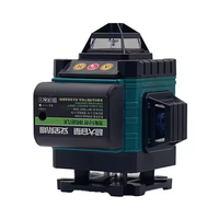 Niveau laser industriel 4D 16 lignes à auto-nivellement, machine laser vert 360° horizontal et vertical pour l'orientation de précision