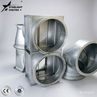 STARLIGHT CHUTES SC Amortisseur de refoulement intégré à liaison fusible pour la sécurité incendie et la prévention du refoulement d'air, personnalisable