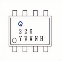 Relay Foto QX226-CUH-S SMD8 Solid State Relay SPST Normal Terbuka 600V AC DC 40mA 5000Vrms Isolasi Tinggi Kebocoran Rendah RoHS