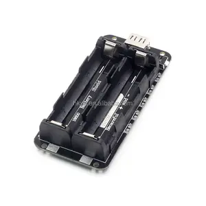 Dos Tensión de batería de litio 18650 escudo V8 móvil de placa de expansión para 5V/3A 3V/1A micro USB para ESP32 ESP8266