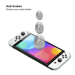 Venditore caldo 2.5D 9H pellicola di vetro Anti-luce blu per interruttore nintendo 2021 Oled protezione dello schermo - Product Image 6