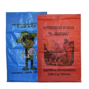 Manufactured Products 70Kg 50kg Potatoes Red Rice Maize Grain Bag Pp Woven Bag exported to Honduras, Guatemala