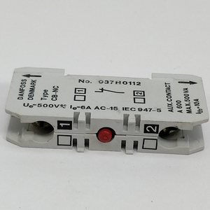 037h0112 Cb-nc Aux. Contactez le nouveau contrôleur de PLC consacré par Pac d'automation industrielle d'actions prêtes originales de bloc - Product Image 1