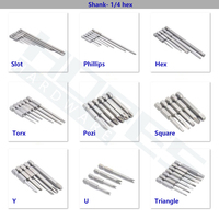 12pcs Set Mata Obeng Torx Termasuk T5 T6 T7 T8 T9 T10 T15 T20 T25 T27 T30 T40 Panjang 50mm