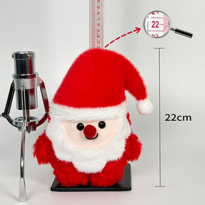 En stock : Peluche Père Noël, poupée renne, cadeau pour <span class=keywords><strong>fille</strong></span> pour <span class=keywords><strong>la</strong></span> veille <span class=keywords><strong>de</strong></span> Noël, poupée <span class=keywords><strong>de</strong></span> décoration <span class=keywords><strong>de</strong></span> Noël <span class=keywords><strong>de</strong></span> huit pouces, cadeau <span class=keywords><strong>de</strong></span> Noël - Product Image 2