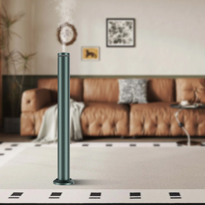 NEWIND Luxury Hotel Collection Studio Scent <strong>Diffuser</strong> Silver Black Waterless Smart Essential Oil Tower Aroma <strong>Diffuser</strong>
