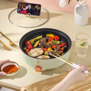 Chảo Nướng Điện Gia Dụng Chảo Rán Mini Cầm Tay Chảo Nhỏ Chống Dính Chảo Nướng Thịt Nướng Nhà Bếp - Product Image 2