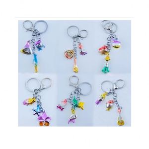 Innovative Custom Magnetic Resin Zinc Alloy Keychain Multi-Ring Ocean Cartoon Carabiner Premium Quality Customizable <b>Keyring</b> - Product Image 2