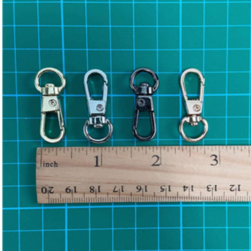 Zine合金メタルストラップフックゴールド/シルバー/ブロンズスイベル