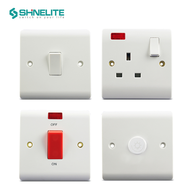 2026 Factory Price CE CB GCC Certificate Bakelite Electrical Wall Gang Switch Hot-Selling Wall Light Switches