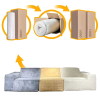 Canapé modulaire sectionnel, canapé moderne à compression, pas de montage requis, éponge écologique, confortable, salon, utilisation hôtelière