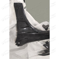 Ventilación estilo fibra de carbono guardabarros delantero para 2001-2007 MITSUBISHI LANCER EVOLUTION EVO 7-9