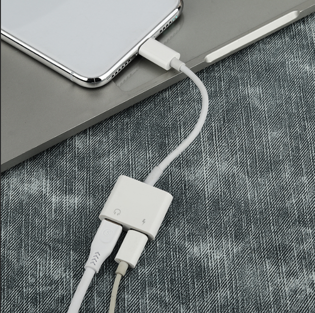 Dual Headphone Aux Cable Converter Audio Adapter Charger Cable for iPhone 12 11 X 8 7 6 10 Charging Splitter Compatible with IOS