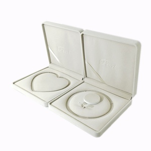 Caja de Joyería Rectangular de Terciopelo para Collares de Perlas Grandes, con Patrón Liso, Empaquetado al por Mayor para el Día de la Madre - Product Image 5