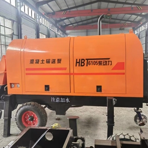 Bomba de Concreto Antipolvo Diésel de 50m3/<span class=keywords><strong>h</strong></span>, Adecuada para Áreas Cálidas y Sitios de Construcción con Condiciones de Trabajo Difíciles - Product Image 5