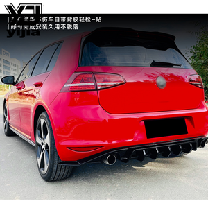 Diffusore Posteriore in Plastica Nera Lucida con Luce per VW Golf Mk7 GTI GTD 2013-2016 - Product Image 3