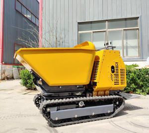 Minidumper Amarillo con Sistema de Orugas, Motor Diésel, para Uso en Construcción y Agricultura - Product Image 6