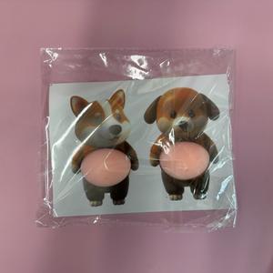 Juguete de Vinilo Creativo y Adorable de Shiba Inu, Cachorro con Gran Vientre, Juguete Antiestrés, Adhesivo Decorativo Anticolisión para Coche y Hogar, de Doble Uso - Product Image 4