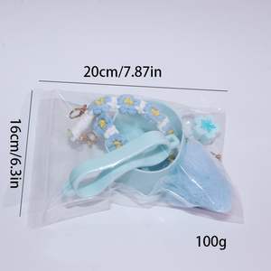 Bouilloire portable en acier inoxydable de 40 oz, bleue, 9 couleurs, avec accessoires en silicone de qualité alimentaire pour décoration de tasses et pour filles - Product Image 3