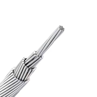 Personnalisé AAAC 75.5mm2 Alliage d'aluminium Flexible Single Core Overhead Bare Almelec Cable French Standard Solid for Railway