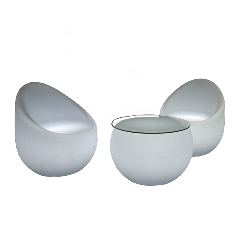 Современный светящийся пластиковый стул BaBa