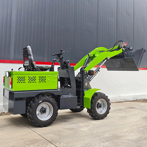 Máquinas de movimentação de terra Carregador Elétrico Mini Pá Hidráulica 0.5 Ton Capacidade Balde Sente-se Carregador - Product Image 1