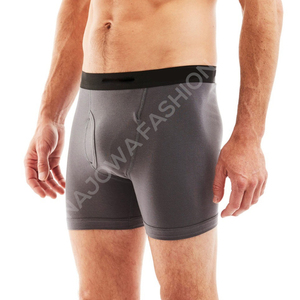 Calzoncillos bóxer personalizados para hombre, Spandex, algodón, transpirable, de secado rápido, clásico, bordado impreso, servicio OEM, lavable a máquina - Product Image 3
