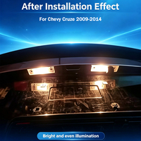 Interrupteur de déverrouillage automatique du coffre et d'extinction des phares avec éclairage de plaque d'immatriculation, pièces de commande d'éclairage automobile pour Chevrolet Cruze Orlando