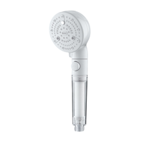 Pommeau de Douche Portable Multifonction en Plastique ABS avec Filtre en Coton PP, Économiseur d'Eau avec Bouton d'Arrêt pour Maison et Hôtel, Accepte OEM ODM