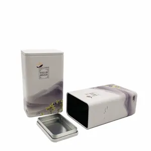 Ustom-<span class=keywords><strong>caja</strong></span> <span class=keywords><strong>de</strong></span> lata rectangular para <span class=keywords><strong>té</strong></span>, lata <span class=keywords><strong>de</strong></span> café <span class=keywords><strong>de</strong></span> metal para embalaje personalizado - Product Image 1