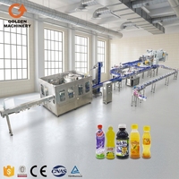 Chaîne de production aseptique de remplissage à chaud de jus de fruits stérile 15000 BPH pour boissons