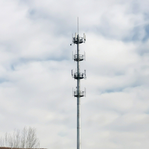 Mât d'antenne radio amateur autoportant Q235/Q355/Q420 à tube unique pour transmission de signal - Product Image 5