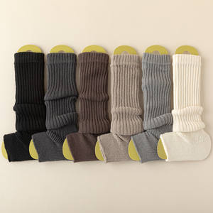 Calentadores de <span class=keywords><strong>piernas</strong></span> de punto cálidos a la moda, calentador de <span class=keywords><strong>piernas</strong></span> holgado hasta la rodilla de tres longitudes diferentes para mujer, superventas - Product Image 2