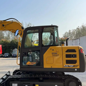 SDLG รถขุด E675H แบคโฮใหม่พร้อมการปล่อยก๊าซเรือนกระจกแห่งชาติสี่ตัวรถขุดตีนตะขาบใช้มีคุณสมบัติปั๊มเครื่องยนต์ส่วนประกอบหลัก - Product Image 1