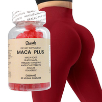 Dromaka Prix d'usine en gros Certifié GMP Mélange Herbal 1500mg pour le bien-être et le soutien énergétique des femmes Gummies MACA PLUS