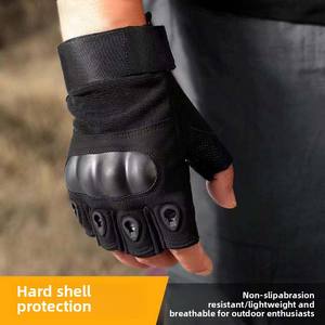 قفازات تكتيكية بنصف أصابع للرجال والنساء للخروج ، مراوح تدريب رياضية واقية ، قفازات قوات خاصة لركوب الدراجات - Product Image 5