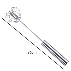 Type <span class=keywords><strong>de</strong></span> presse en acier inoxydable batteur à oeufs semi-automatique outil <span class=keywords><strong>de</strong></span> fouettage <span class=keywords><strong>de</strong></span> batteur à oeufs rotatif télescopique - Product Image 3